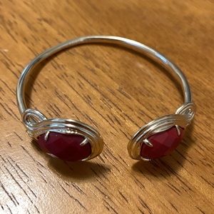 Kendra Scott Andy Pinch Cuff Bracelet - maroon